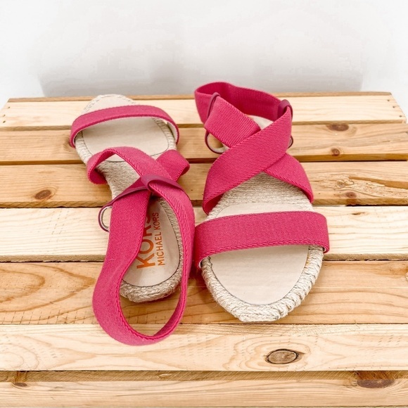 Kors Michael Kors Pink Slip On Sandals - Picture 8 of 9